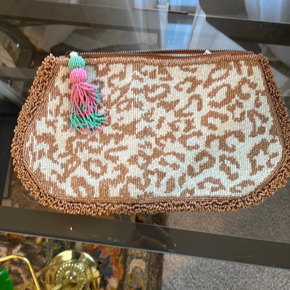 Anthropologie Beaded Clutch